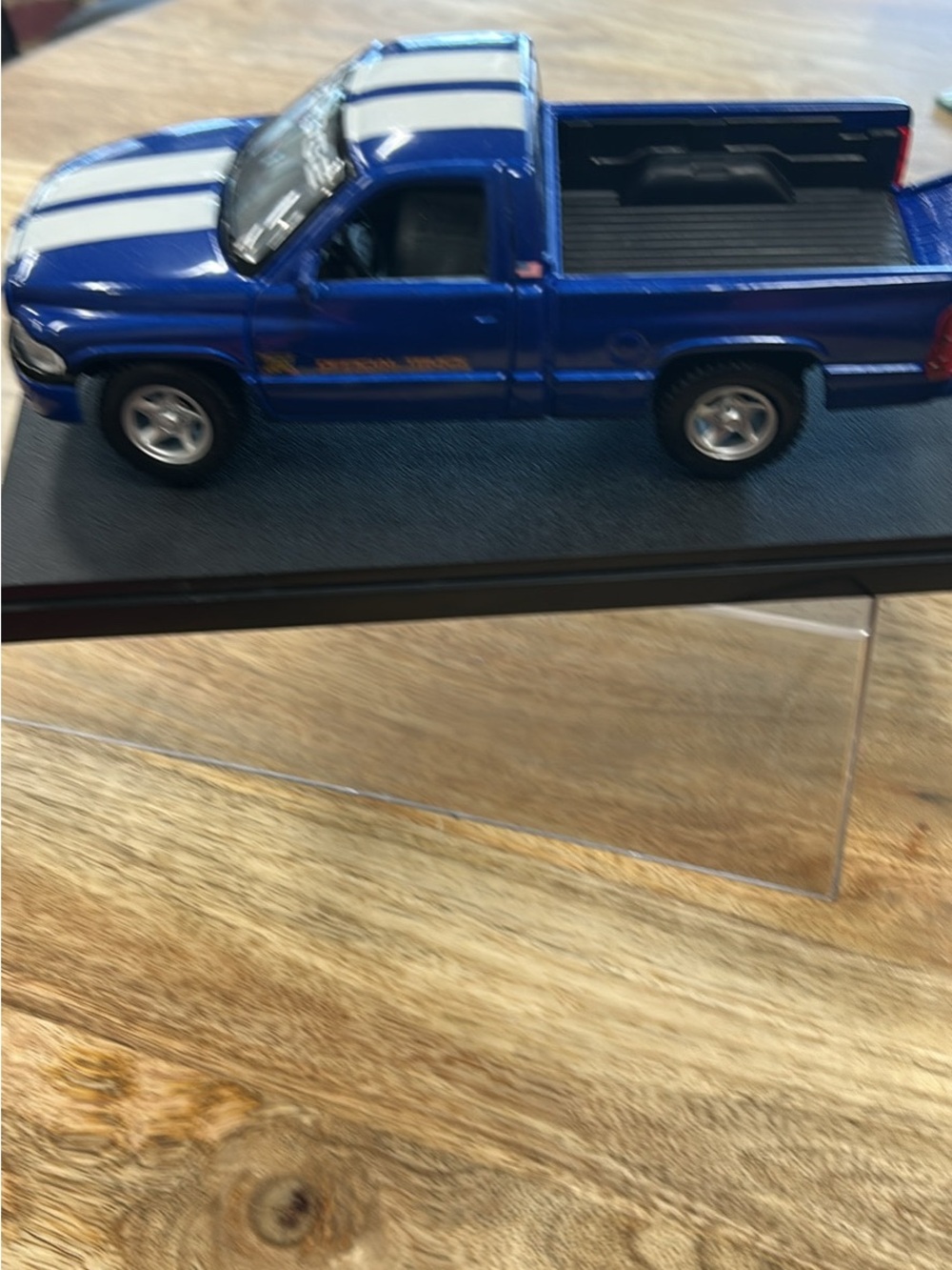 Blue Decorative Pickup Truck Accent for Home